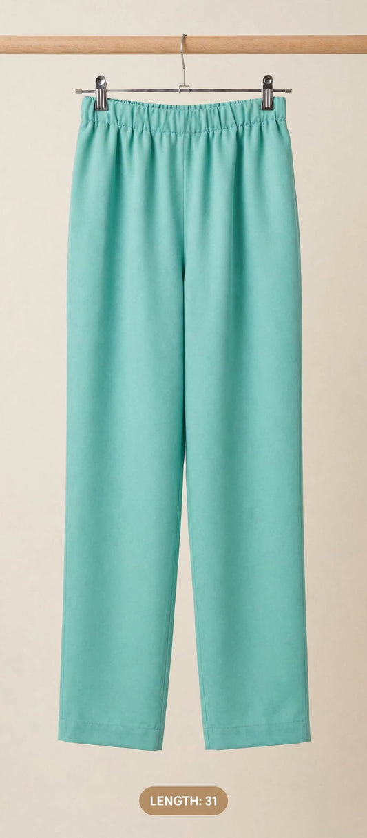 Girls Straight Trouser – Mint Green-31