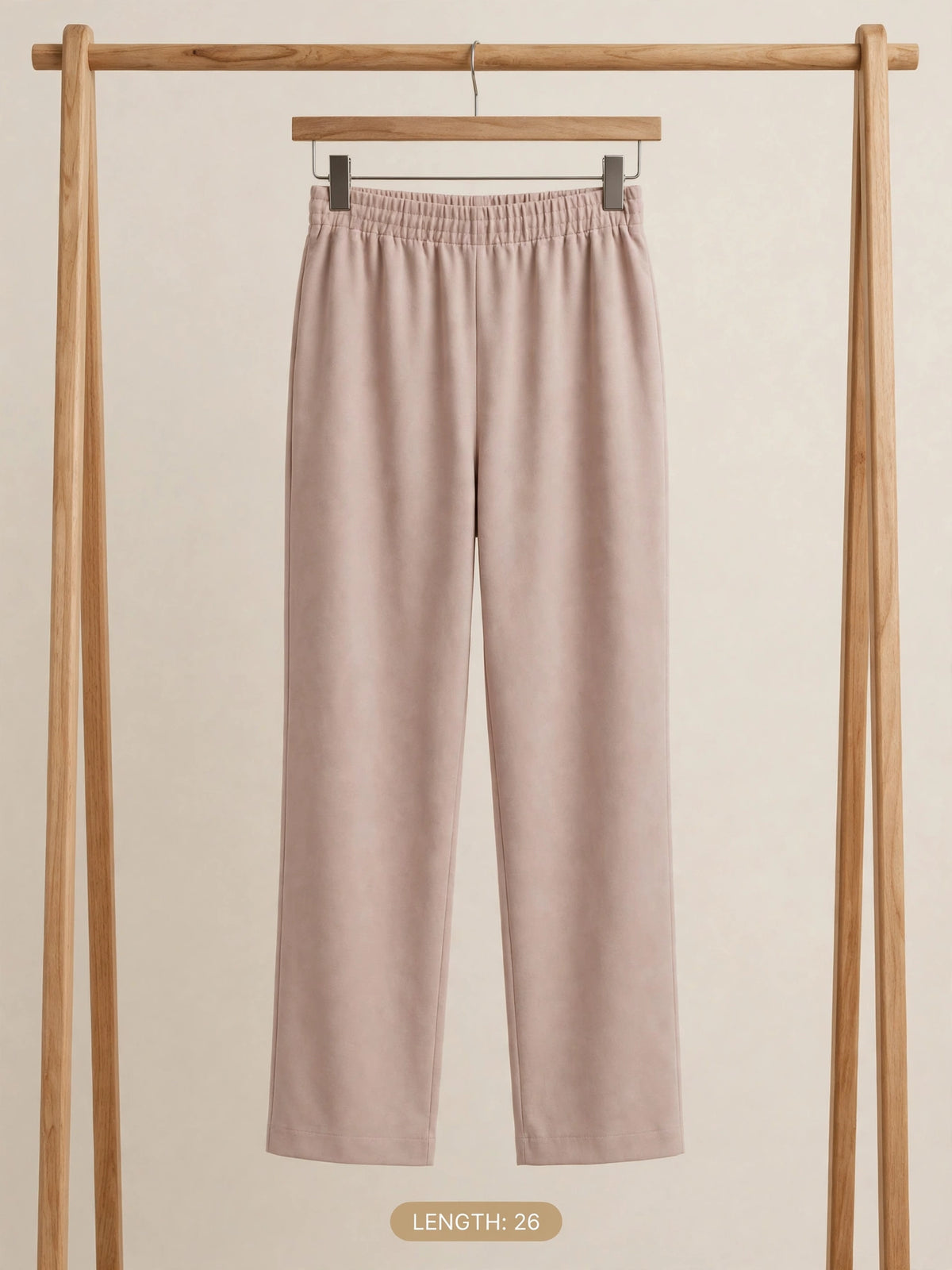 Girls Straight-Leg Elastic Waist Trouser - 26"